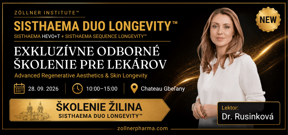 Školenie estetickej medicíny Sisthaema Duo Longevity Žilina 28. septembra 2026